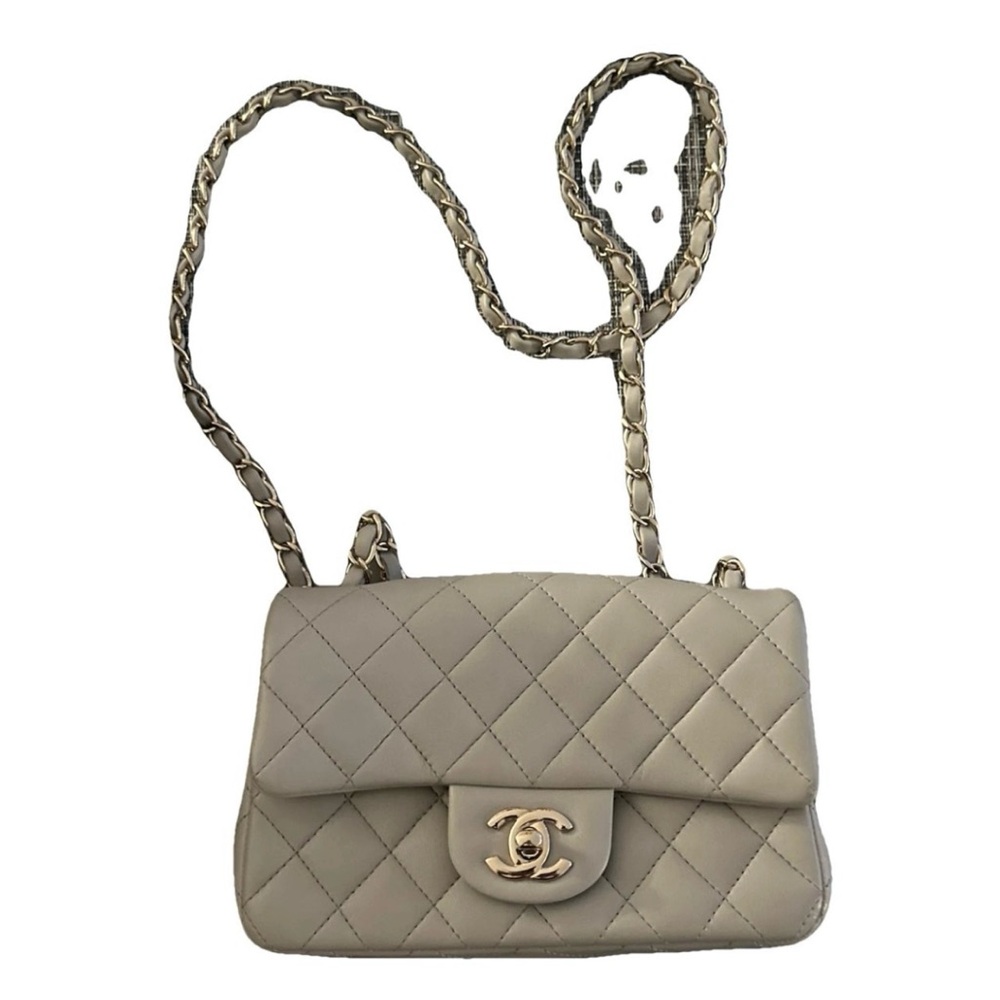 Chanel mini classic flap. Worn once.